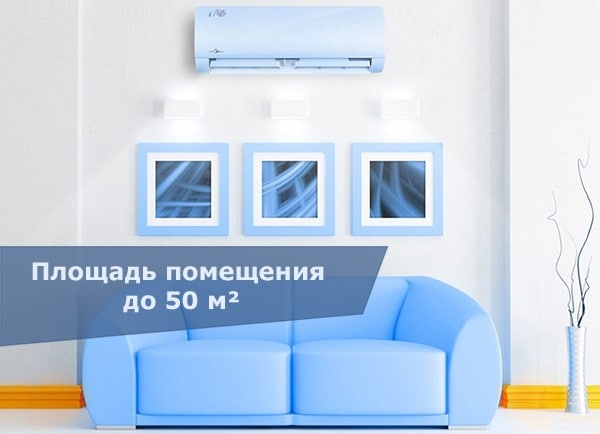 Изображение помещения площадью до 50 м²