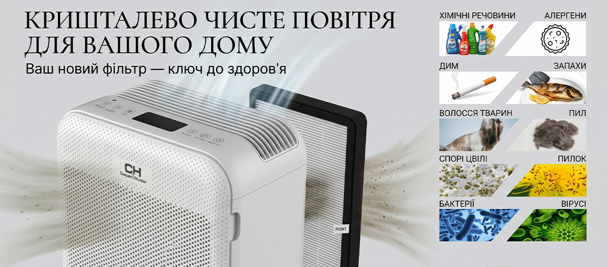 Фільтр для очищувача повітря CH-P36W5 Alps