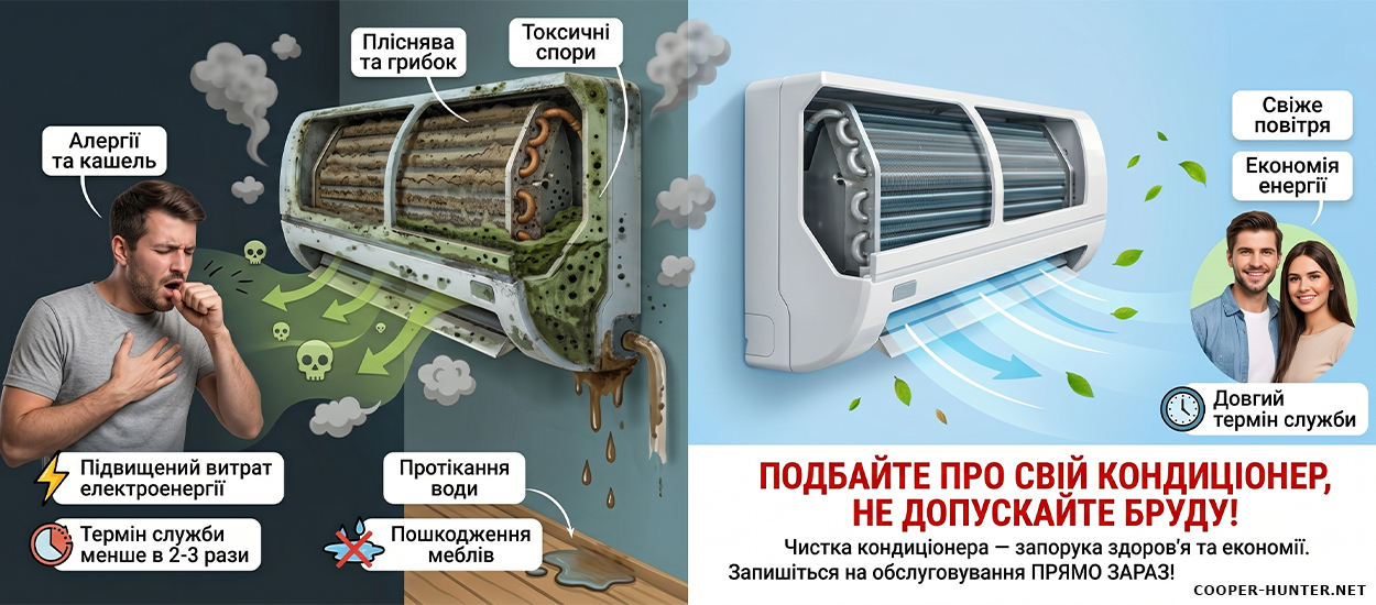 Чи потрібно чистити кондиціонер щороку?